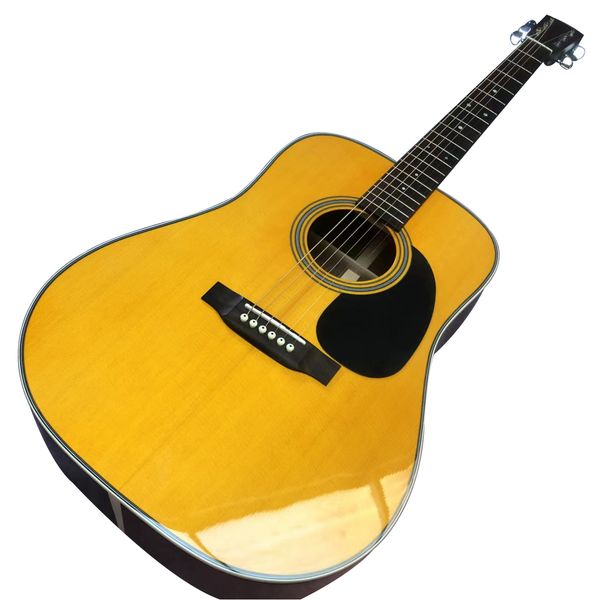 2023 41 "d barrel original corner face yellow solid wood throwing face acoustic acoustic guitar
2023 41 "d barrel original corner face yellow solid wood throwing face acoustic acoustic guitar