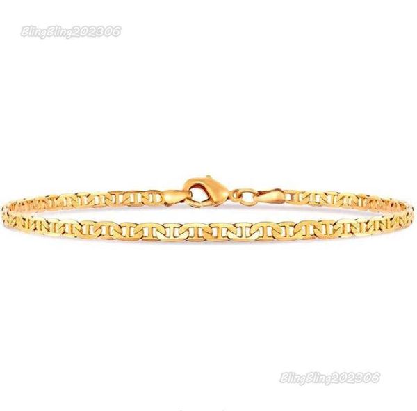 anklets 4mm mariner link chain gold color anklet 9 10 11 inches cuban ankle bracelet for women men waterproof kirk22 drop delivery je dh9d2, Red;blue
anklets 4mm mariner link chain gold color anklet 9 10 11 inches cuban ankle bracelet for women men waterproof kirk22 drop delivery je dh9d2, Red;blue