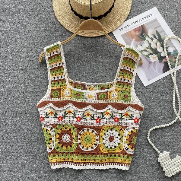women s tanks camis bohemia hollow out knit hook flower embroidery off shoulder square collar tank wave cut sleeveless crop 230705, White
women s tanks camis bohemia hollow out knit hook flower embroidery off shoulder square collar tank wave cut sleeveless crop 230705, White