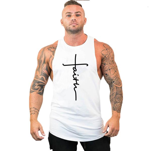 men' tank fitness guys gym clothing cotton printed training singlets bodybuilding tank mens muscle sleeveless t shirt sports vest 230, White;black
men' tank fitness guys gym clothing cotton printed training singlets bodybuilding tank mens muscle sleeveless t shirt sports vest 230, White;black