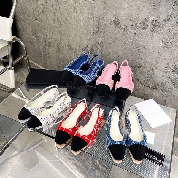 slingback thick sandals leather sole chunky block heels flats circular toe women's luxury designers wedding dress office shoes factory, Black
slingback thick sandals leather sole chunky block heels flats circular toe women's luxury designers wedding dress office shoes factory, Black