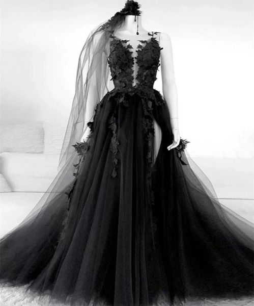 gothic style black lace wedding dresses flower appliques tulle a line backless vintage design 2021 bridal gowns plus size5403695, White
gothic style black lace wedding dresses flower appliques tulle a line backless vintage design 2021 bridal gowns plus size5403695, White