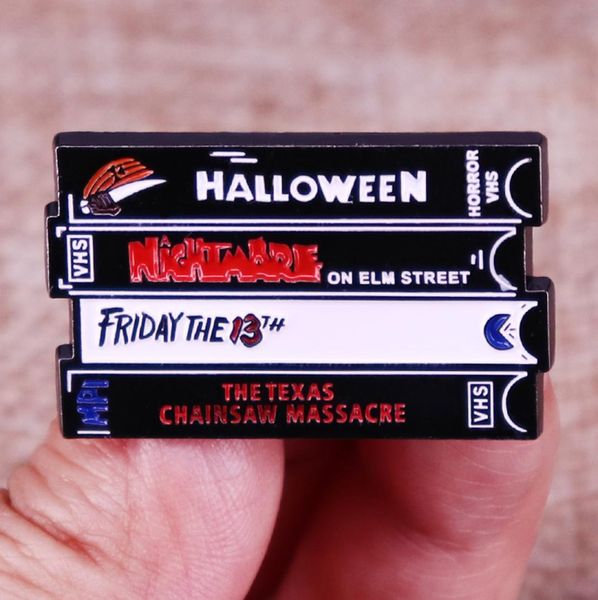 horror movie collection video tape enamel pin halloween film vhs tapes badge brooch backpack decoration jewelry3447554, Blue
horror movie collection video tape enamel pin halloween film vhs tapes badge brooch backpack decoration jewelry3447554, Blue