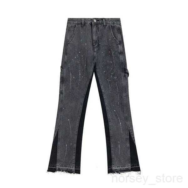galleryes designer mens jeans sports pants slim denim straight sweatpants speckled letter print pant high street couple dept loose versatile, Blue
galleryes designer mens jeans sports pants slim denim straight sweatpants speckled letter print pant high street couple dept loose versatile, Blue