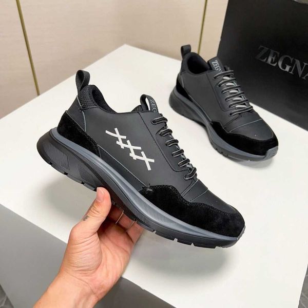 zzegna zegna new high end mens running shoeszegna sneakers lace up casual mens shoes, Black
zzegna zegna new high end mens running shoeszegna sneakers lace up casual mens shoes, Black