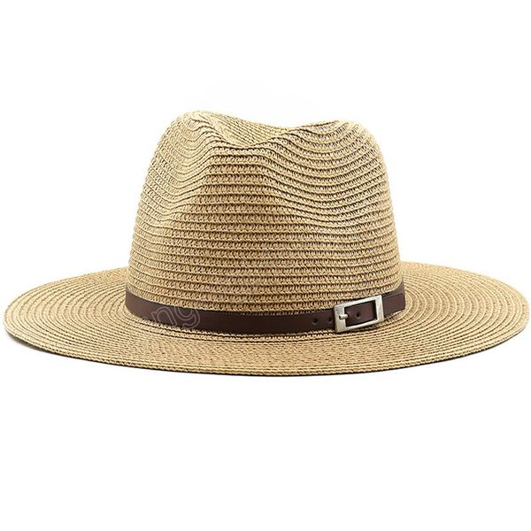 straw hat men women spring summer sun hat male female beach cap new panama hat uv protection wide brim beach hat fedoras, Yellow
straw hat men women spring summer sun hat male female beach cap new panama hat uv protection wide brim beach hat fedoras, Yellow