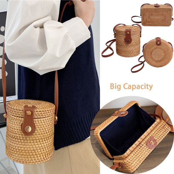 evening bags square round mulit style straw bag handbag summer rattan handmade woven beach circle bohemia largecapacity 230704
evening bags square round mulit style straw bag handbag summer rattan handmade woven beach circle bohemia largecapacity 230704