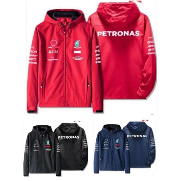 f1 formula one zipper sweater new hooded sweatshirt spot sale