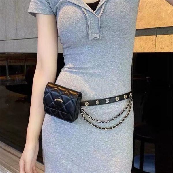 designer lady waist bags classic letter fashion fanny pack chain belt coin purse women shoulder crossbody bag
designer lady waist bags classic letter fashion fanny pack chain belt coin purse women shoulder crossbody bag