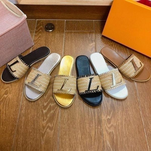 embroidered woven slippers luxury womens designer shoes fashion comfortable sandals outdoor non-slip beach shoes summer classic casual shoes, Black
embroidered woven slippers luxury womens designer shoes fashion comfortable sandals outdoor non-slip beach shoes summer classic casual shoes, Black
