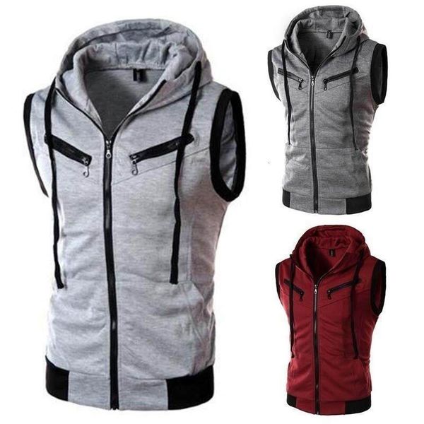 men's vests fashion zipper cardigan sweater mens sleeveless hooded vest jacket plus size s-4xl streetwear vest hoodies 230704, Black;white
men's vests fashion zipper cardigan sweater mens sleeveless hooded vest jacket plus size s-4xl streetwear vest hoodies 230704, Black;white