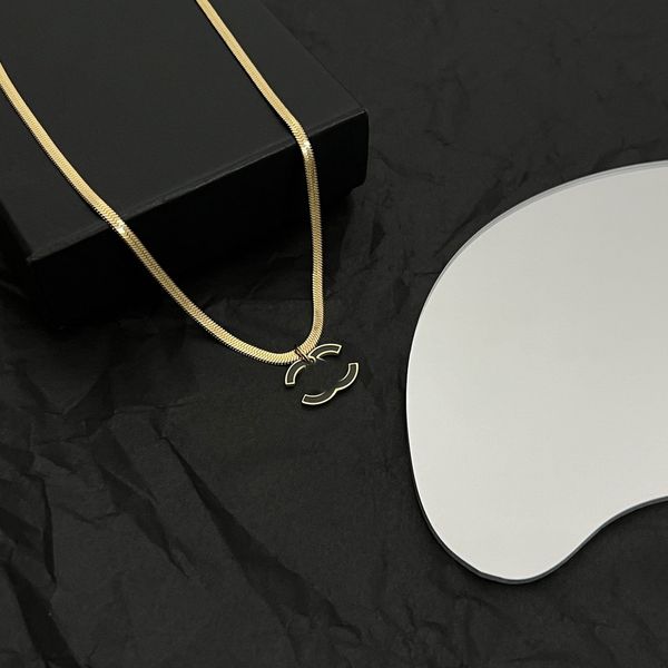 fashion women necklaces designer brand double letter pendant simple 18k gold plated crysatl newklace wedding party jewerlry accessories, Silver
fashion women necklaces designer brand double letter pendant simple 18k gold plated crysatl newklace wedding party jewerlry accessories, Silver