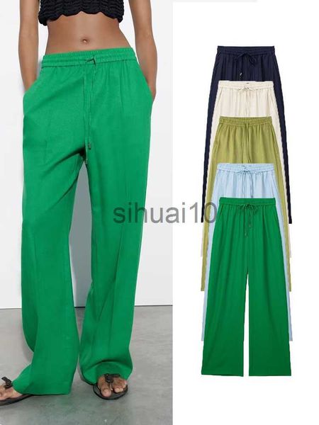 women's pants capris traf 2023 new women's solid wide leg pants summer fashion causal high street elastic waist drawstring trouser, Black;white
women's pants capris traf 2023 new women's solid wide leg pants summer fashion causal high street elastic waist drawstring trouser, Black;white