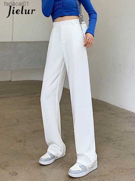 jielur white wide leg pants for women high waist pockets pants loose workwear office lady female black trousers sxl pantalon l230621, Black;white
jielur white wide leg pants for women high waist pockets pants loose workwear office lady female black trousers sxl pantalon l230621, Black;white