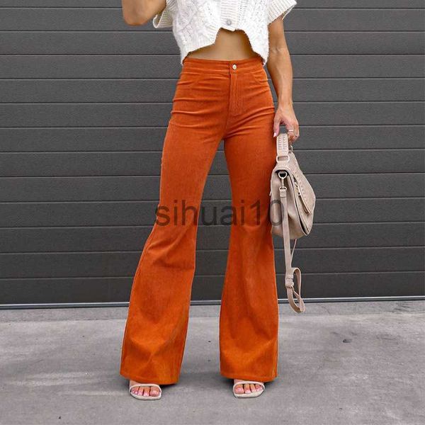 women's pants capris corduroy flare pants women solid high waist loungewear slim fit simple button fly streetwear ladies trousers j2307, Black;white
women's pants capris corduroy flare pants women solid high waist loungewear slim fit simple button fly streetwear ladies trousers j2307, Black;white