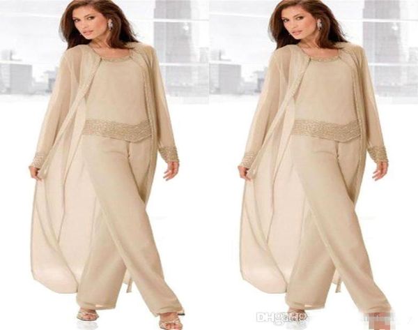 champagne three piece mother of the bride pant suits with long jackets long sleeves beaded chiffon mother plus size wedding guest 8030211, Black;red
champagne three piece mother of the bride pant suits with long jackets long sleeves beaded chiffon mother plus size wedding guest 8030211, Black;red