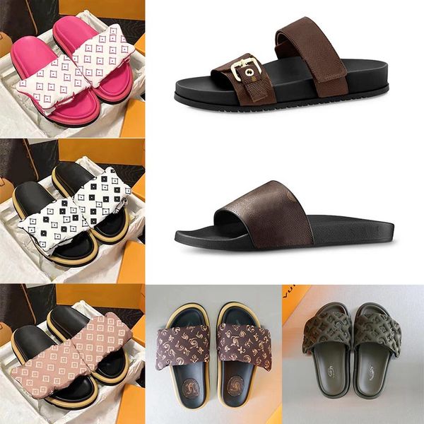 wholesale man slipper slide designer womens slippers black flat sandals pool pillow mules sunset padded front strap mule house beach platfor
wholesale man slipper slide designer womens slippers black flat sandals pool pillow mules sunset padded front strap mule house beach platfor