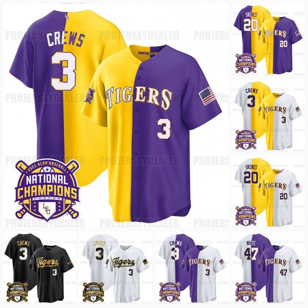 lsu tigers 2023 college world series champions split jersey baseball dylan crews jake fraley white tre morgan paul skenes brayden jobert wey, Blue;black
lsu tigers 2023 college world series champions split jersey baseball dylan crews jake fraley white tre morgan paul skenes brayden jobert wey, Blue;black