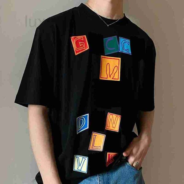 men's t-shirts designer summer luxury versatile block design classic os loose casual short sleeve t-shirt for men women g4ve, White;black
men's t-shirts designer summer luxury versatile block design classic os loose casual short sleeve t-shirt for men women g4ve, White;black