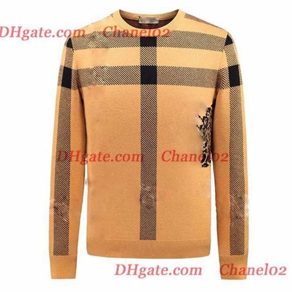 designer sweater mens black blue yellow knit warm wool classic plaid stripe brand clothing fashion long sleeve luxury men jumper hoodie tshi
designer sweater mens black blue yellow knit warm wool classic plaid stripe brand clothing fashion long sleeve luxury men jumper hoodie tshi