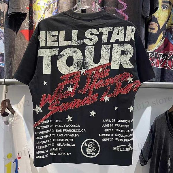 men's t-shirts 2023 new hellstar t-shirt american street hip hop monogram print crewneck short sleeve t shirt retro men women tee t2307, White;black
men's t-shirts 2023 new hellstar t-shirt american street hip hop monogram print crewneck short sleeve t shirt retro men women tee t2307, White;black