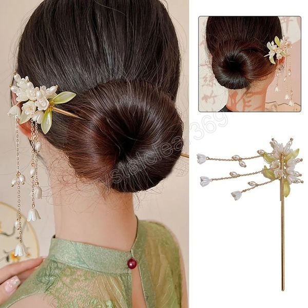 fringe pearl floral chopsticks hair forks pearl orchid tassels hair stick chinese style tassel hairpin simple hair accessories, Slivery;white
fringe pearl floral chopsticks hair forks pearl orchid tassels hair stick chinese style tassel hairpin simple hair accessories, Slivery;white