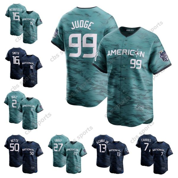ronald acuna jr. 2023 all star jersey shohei ohtani aaron judge randy arozarena mike trout freddie an mookie betts carroll arenado josh jung, Blue;black
ronald acuna jr. 2023 all star jersey shohei ohtani aaron judge randy arozarena mike trout freddie an mookie betts carroll arenado josh jung, Blue;black