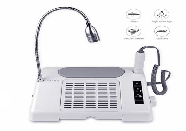 35000rpm 3 in 1 nail driller folder suction dust collector machine filing vacuum cleaner salon manicure tool with desk lamp5847368, Silver
35000rpm 3 in 1 nail driller folder suction dust collector machine filing vacuum cleaner salon manicure tool with desk lamp5847368, Silver