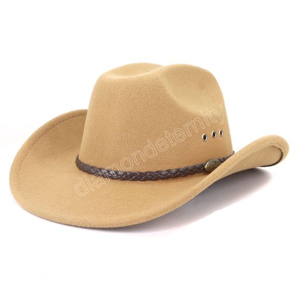classic western cowboy hat men felt wide brim cowgirl hats women belt buckle panama hat, Blue;gray
classic western cowboy hat men felt wide brim cowgirl hats women belt buckle panama hat, Blue;gray