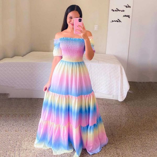 2023 new spring summer women's dress one shoulder fragmented flower fashion off shoulder long print dress, White
2023 new spring summer women's dress one shoulder fragmented flower fashion off shoulder long print dress, White