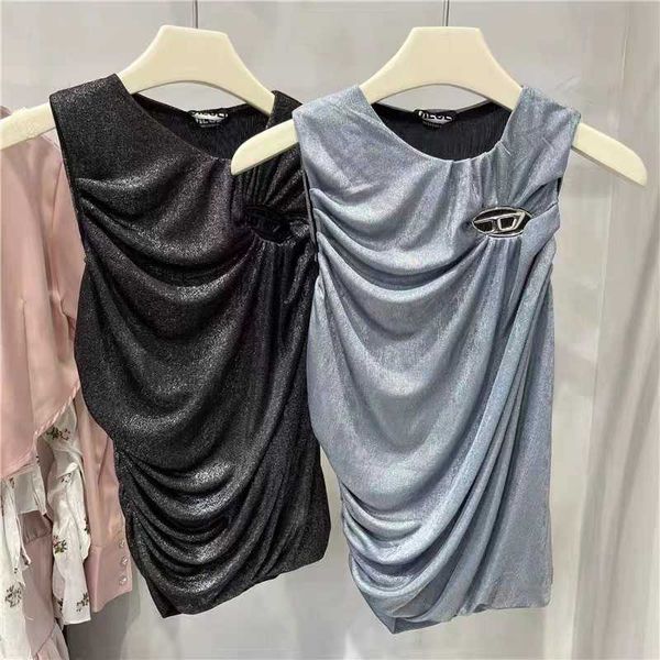 spicy girl style bright silk hollowed out metal round neck sleeveless 2023 summer new pure desire to show a slim back trend, White
spicy girl style bright silk hollowed out metal round neck sleeveless 2023 summer new pure desire to show a slim back trend, White