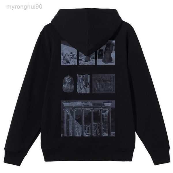 men's hoodie designer long clothing women's crown lion tai chi print pullover couple's high sweatshirt we5v, Black
men's hoodie designer long clothing women's crown lion tai chi print pullover couple's high sweatshirt we5v, Black