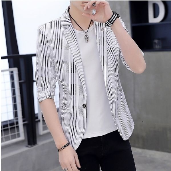 men's suits blazers mens thin summer casual slim fit blazer suit jacket single breasted coat 230705, White;black
men's suits blazers mens thin summer casual slim fit blazer suit jacket single breasted coat 230705, White;black