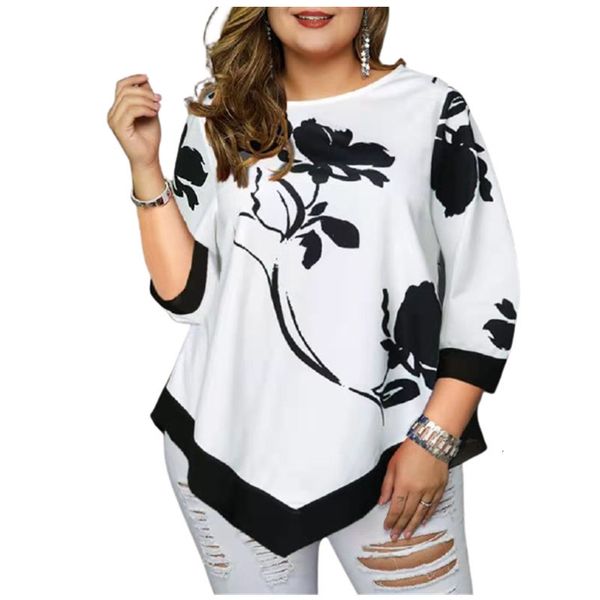 women's plus size tshirt large 5xl womens t shirts sprint autumn floral print loose shirts streetwear casual irregular female tshirt 2, Black
women's plus size tshirt large 5xl womens t shirts sprint autumn floral print loose shirts streetwear casual irregular female tshirt 2, Black