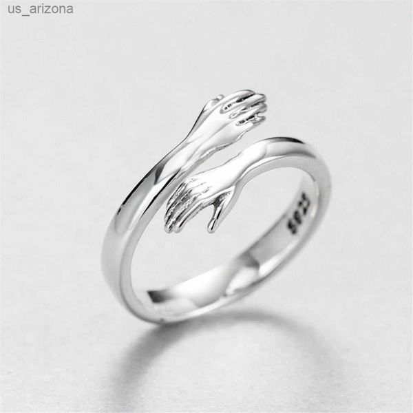 vintage hug rings for women silver color open adjustable electroplating cuff wedding engagement rings jewelry gift l230620
vintage hug rings for women silver color open adjustable electroplating cuff wedding engagement rings jewelry gift l230620