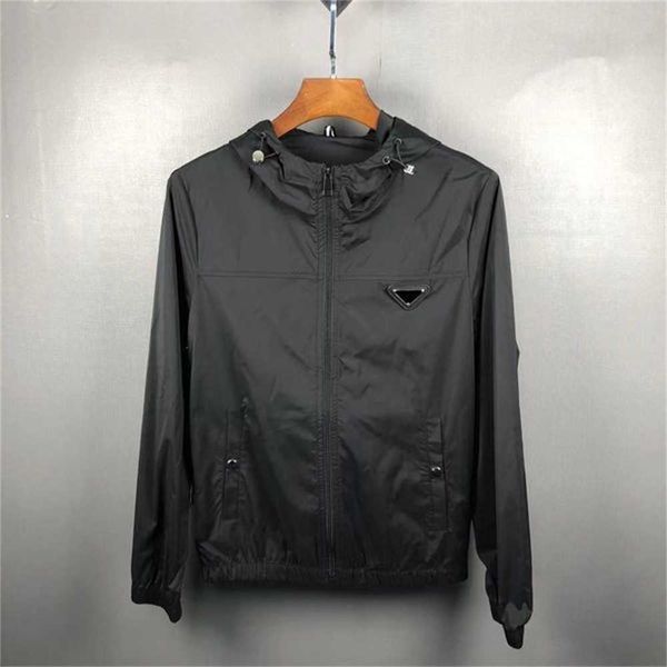 p-ra original brands fashion designer men's thin jackets 2023 trendy slim hooded jacket couples classic trend zipper long sleeve fit sp, Black
p-ra original brands fashion designer men's thin jackets 2023 trendy slim hooded jacket couples classic trend zipper long sleeve fit sp, Black