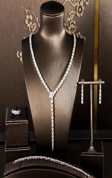 simple copper zircon fourpiece set of bridal jewelry popular jewelry in europe gold plating color protection bridal accessories5786573, White
simple copper zircon fourpiece set of bridal jewelry popular jewelry in europe gold plating color protection bridal accessories5786573, White