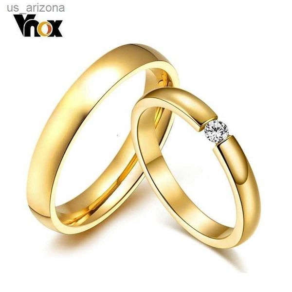 vnox simple gold color stainless steel engagement rings for women men elegant thin wedding band anniversary gift l230620, Silver
vnox simple gold color stainless steel engagement rings for women men elegant thin wedding band anniversary gift l230620, Silver