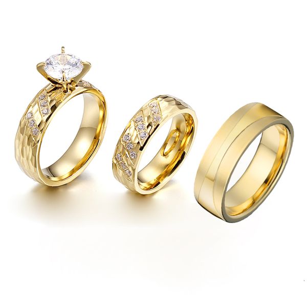 band rings promise wedding engagement set for couples men and women 3pcs cz 18k gold plated love alliance proposal ringe marriage 230704, Silver
band rings promise wedding engagement set for couples men and women 3pcs cz 18k gold plated love alliance proposal ringe marriage 230704, Silver