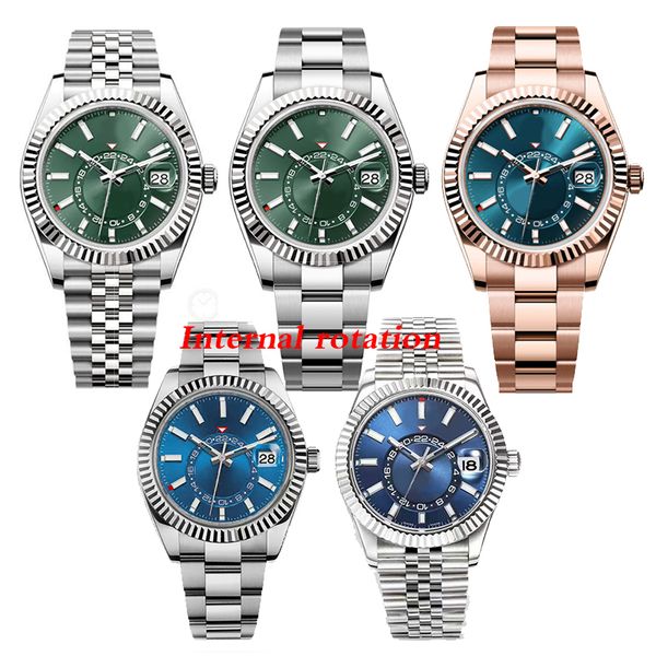 designer mens watch automatic watches internal rotation movement sapphire calendar 42mm watch stainless luxury wristwatches montre de luxe s, Slivery;brown
designer mens watch automatic watches internal rotation movement sapphire calendar 42mm watch stainless luxury wristwatches montre de luxe s, Slivery;brown