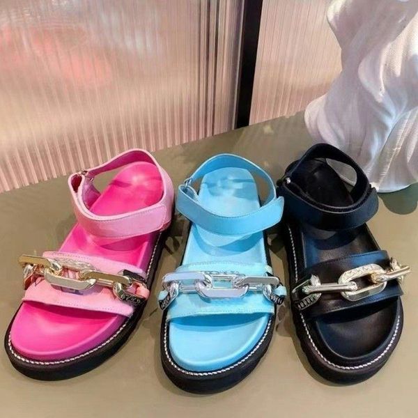 gold chain sandals fashion embossed lamb slippers summer flat slides hollow out platform slipper leather shoes rubber sandal with box 3, Black
gold chain sandals fashion embossed lamb slippers summer flat slides hollow out platform slipper leather shoes rubber sandal with box 3, Black