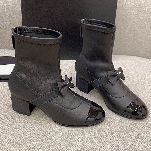 womens ankle boots designer sheepskin chunky heels 5cm with zipper bowknot waterproof retro black casual shoe luxurys round toes leisure sho
womens ankle boots designer sheepskin chunky heels 5cm with zipper bowknot waterproof retro black casual shoe luxurys round toes leisure sho