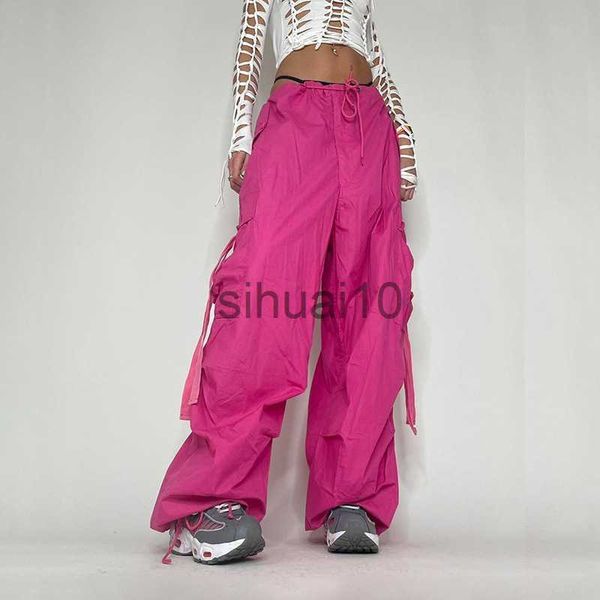 women's pants capris girls ink chute drawstring loose oversized multi pocket sweatpant cargo stack trouser baggy parachute pants women, Black;white
women's pants capris girls ink chute drawstring loose oversized multi pocket sweatpant cargo stack trouser baggy parachute pants women, Black;white