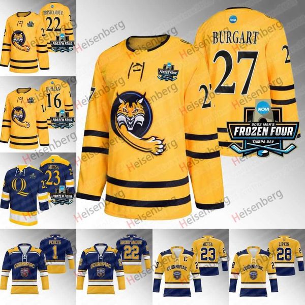 2023 ncaa quinnipiac bobcats hockey jersey michael garteig desi burgart zach metsa jacob quillan skyler brind'amour wyatt bongiovan eth, Black
2023 ncaa quinnipiac bobcats hockey jersey michael garteig desi burgart zach metsa jacob quillan skyler brind'amour wyatt bongiovan eth, Black