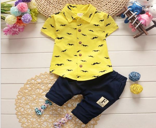 2017 summer baby boys clothes suits gentleman style kids lovely beard lapel shirtpants 2 pcs infant casual suits children sets7919982, White
2017 summer baby boys clothes suits gentleman style kids lovely beard lapel shirtpants 2 pcs infant casual suits children sets7919982, White