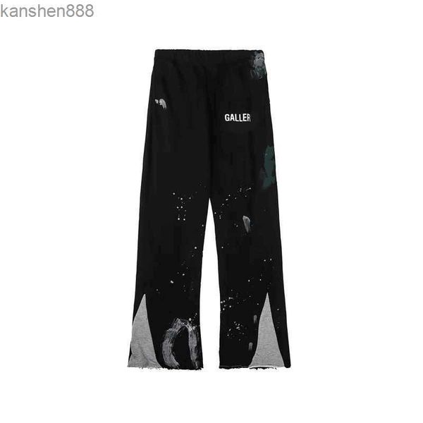 men's jeans mens pants galleryes sweatpants dept speckled letter print women's couple loose versatile casual straight #05, Black
men's jeans mens pants galleryes sweatpants dept speckled letter print women's couple loose versatile casual straight #05, Black