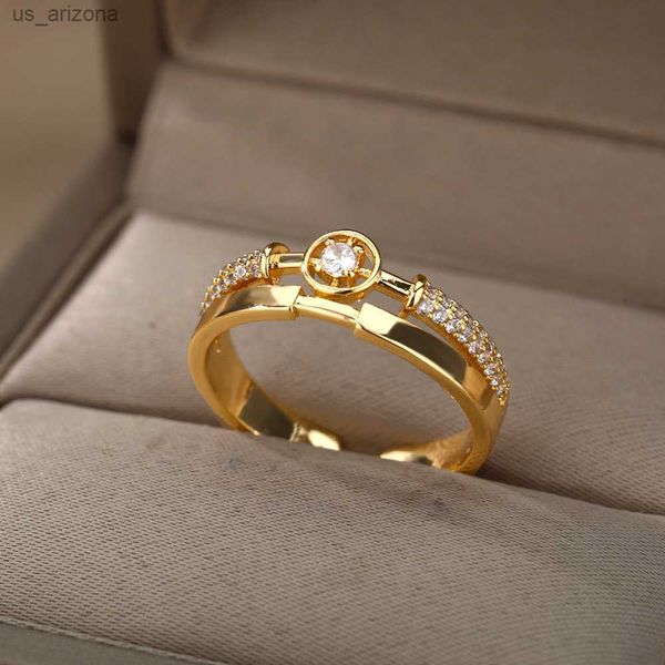 fashion star rings for women stainless steel gold color zircon round irregular adjustable ring femme wedding jewelry gift bff l230620, Silver
fashion star rings for women stainless steel gold color zircon round irregular adjustable ring femme wedding jewelry gift bff l230620, Silver