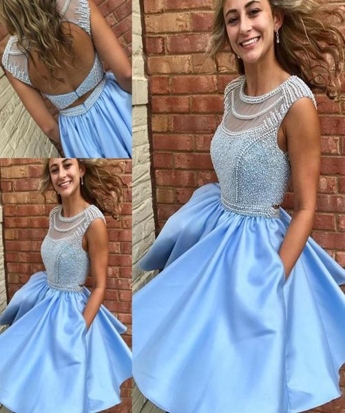 light sky blue homecoming dresses short prom dress for girls graduation pearls keyhole back cap short sleeves pearls satin beaded 4294285, Blue;pink
light sky blue homecoming dresses short prom dress for girls graduation pearls keyhole back cap short sleeves pearls satin beaded 4294285, Blue;pink