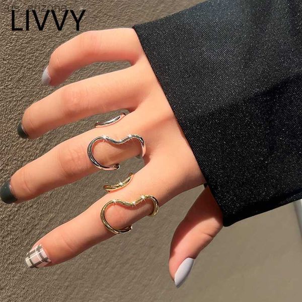 livvy silver color double layers irregular curvehandmade size adjustale ring for women creative geometric jewelry gift l230620
livvy silver color double layers irregular curvehandmade size adjustale ring for women creative geometric jewelry gift l230620