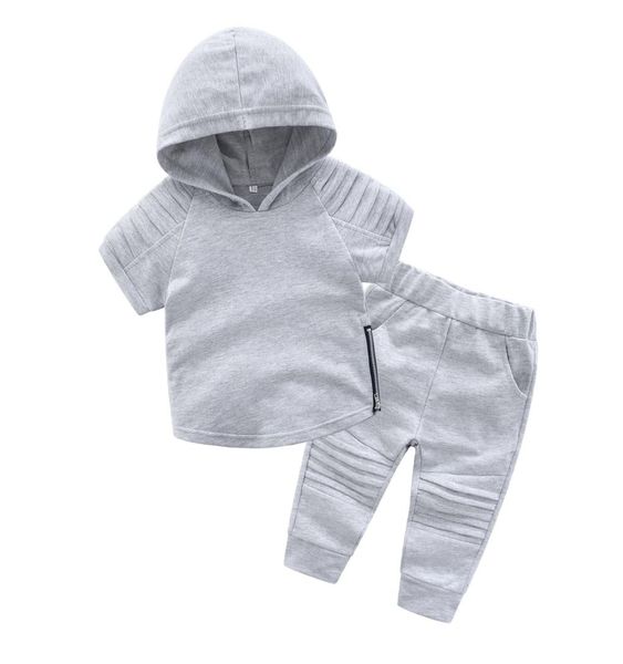 ins 2 pieces sets kids clothing boy summer sport sets solid color short sleeve t shirt short boy clothing sets5310380, White
ins 2 pieces sets kids clothing boy summer sport sets solid color short sleeve t shirt short boy clothing sets5310380, White